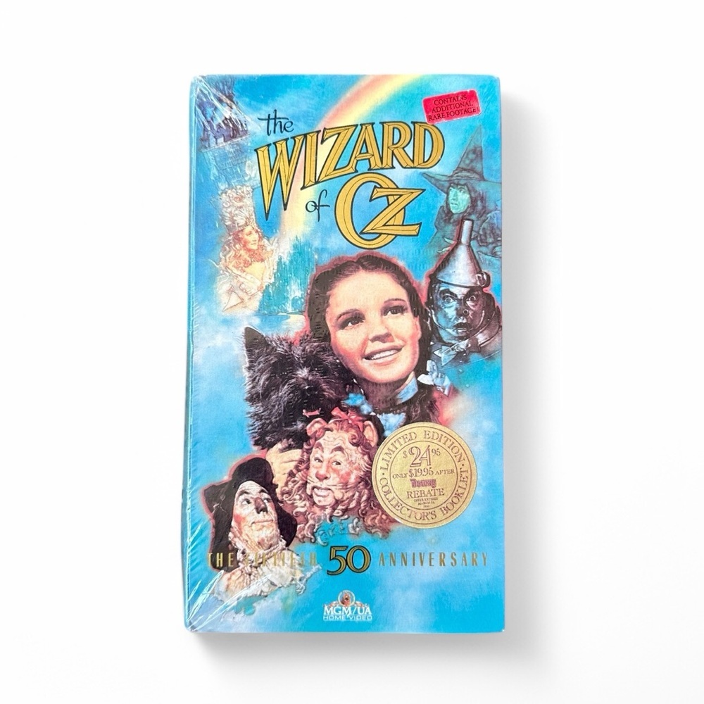 The Wizard of Oz VHS 50th Anniversary Edition 1989 Sealed